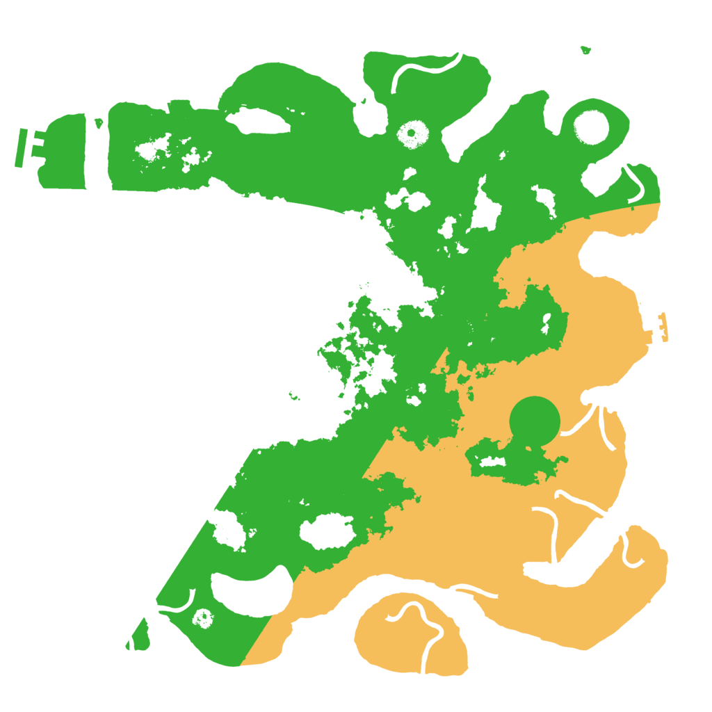 Biome Rust Map: Procedural Map, Size: 3700, Seed: 108316893