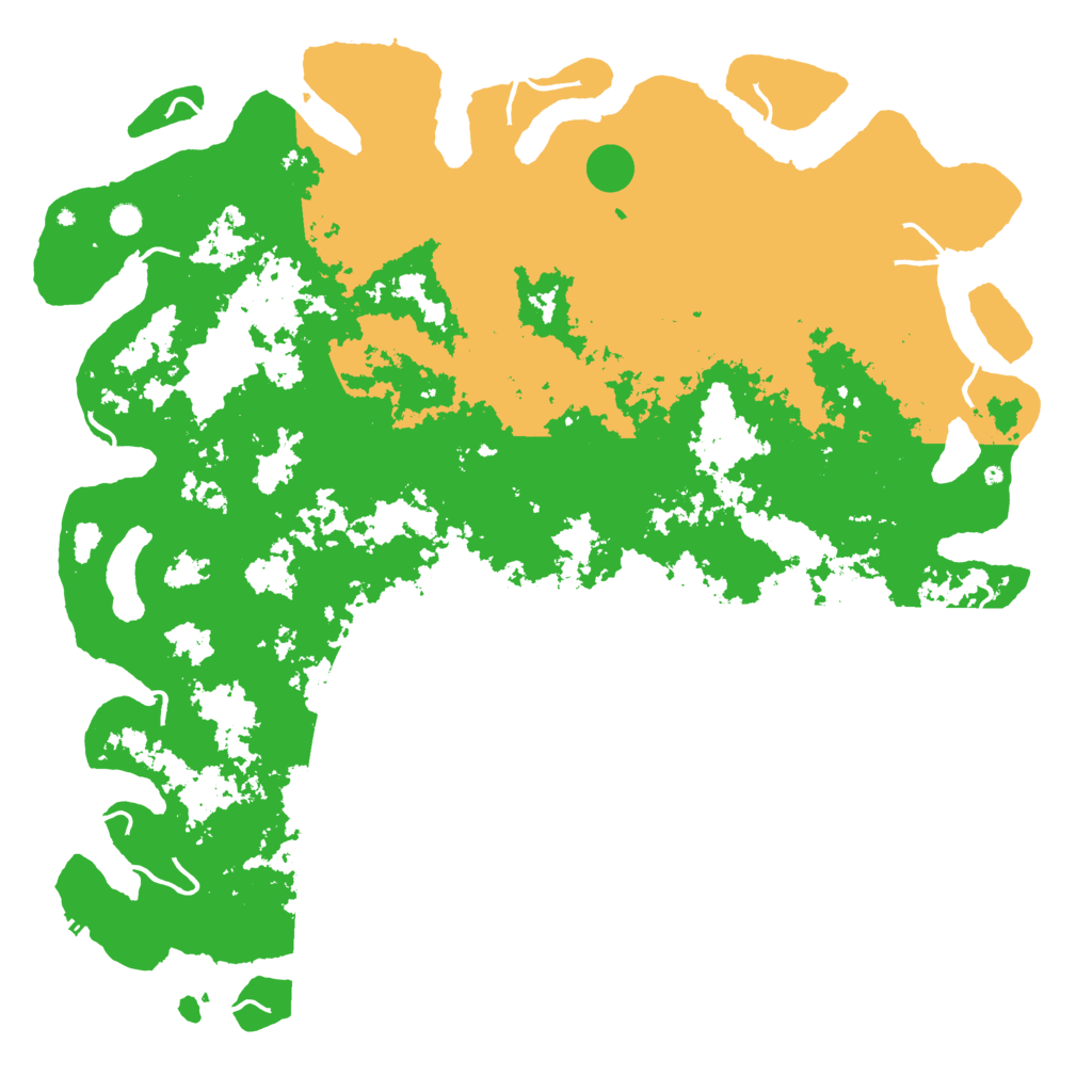 Biome Rust Map: Procedural Map, Size: 6000, Seed: 1515208958