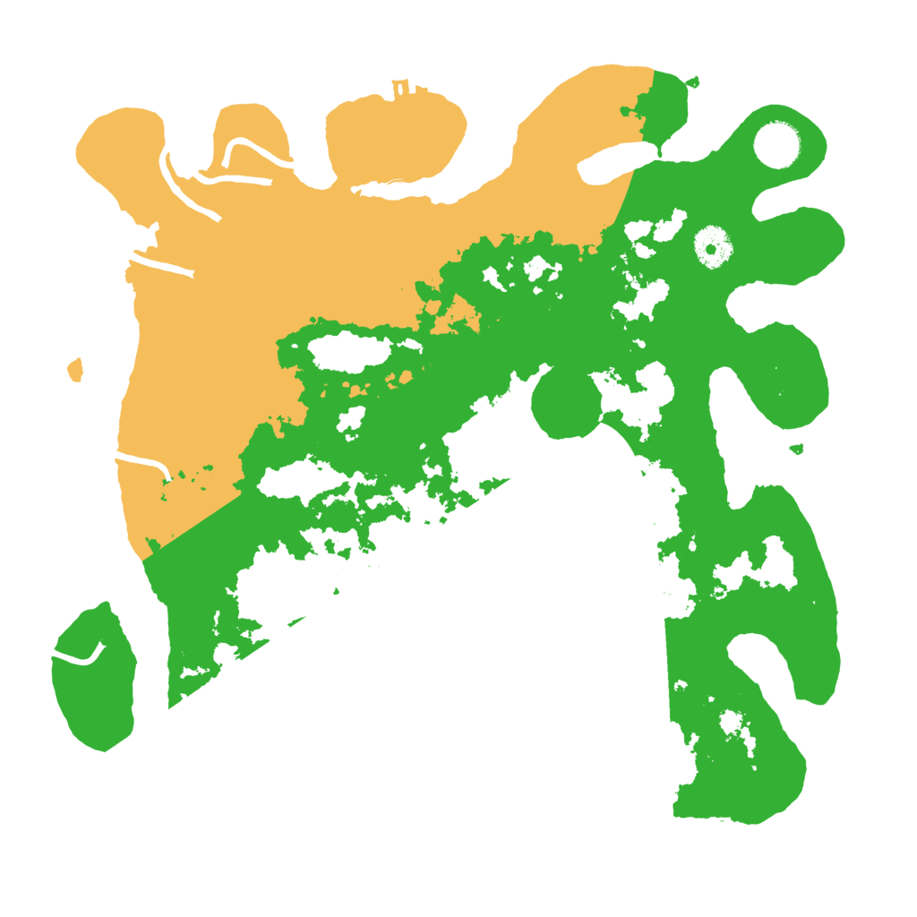 Biome Rust Map: Procedural Map, Size: 3500, Seed: 414536762