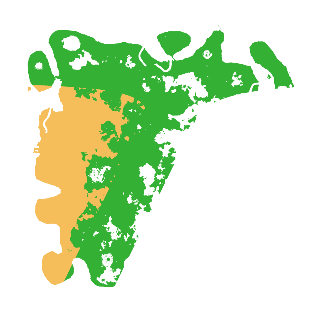 Biome Rust Map: Procedural Map, Size: 3800, Seed: 59628091