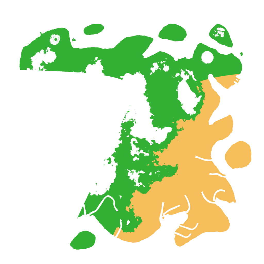 Biome Rust Map: Procedural Map, Size: 3800, Seed: 59628087