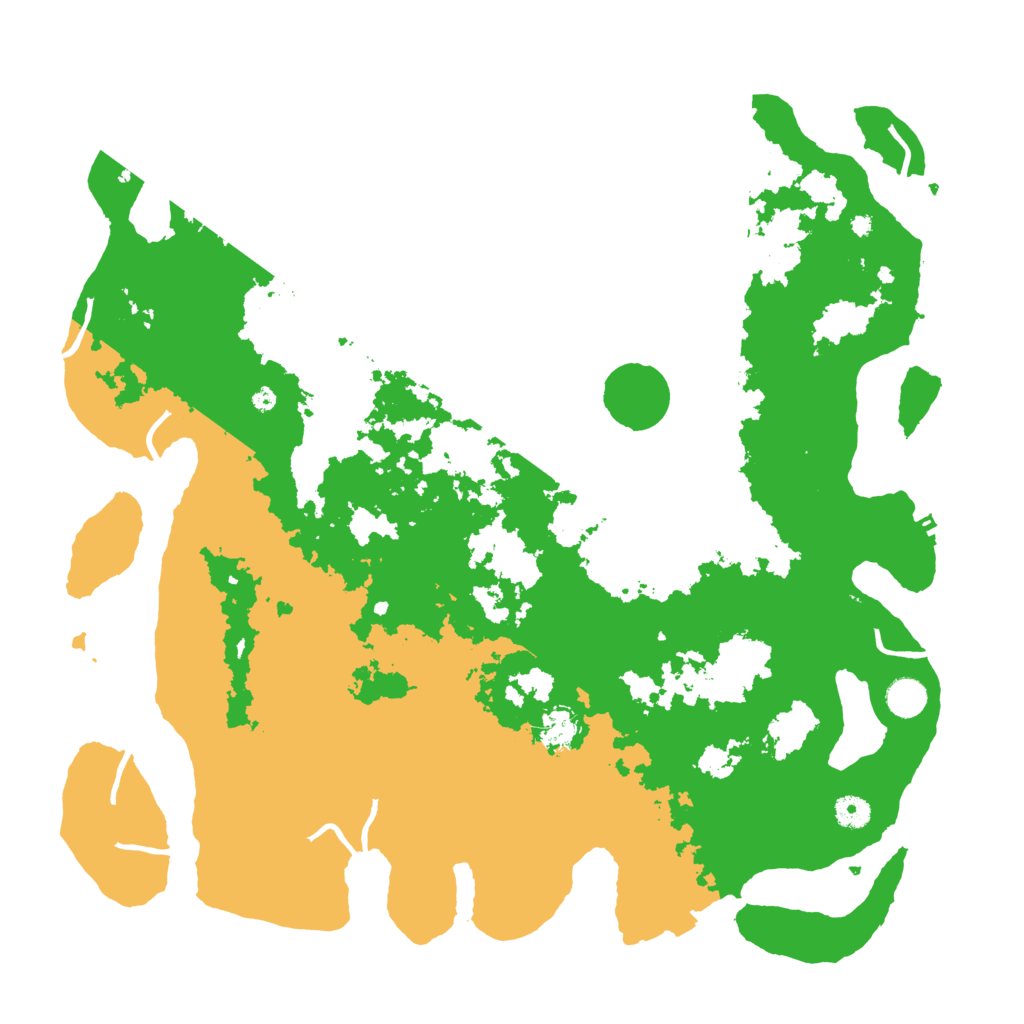 Biome Rust Map: Procedural Map, Size: 4500, Seed: 370611191