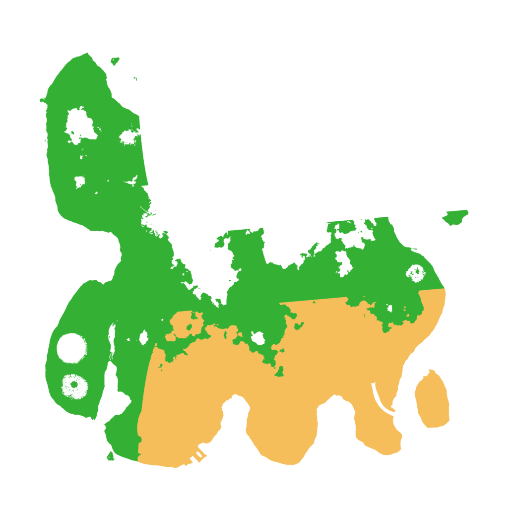 Biome Rust Map: Procedural Map, Size: 3000, Seed: 2060954634