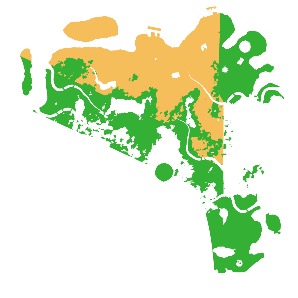 Biome Rust Map: Procedural Map, Size: 4500, Seed: 218891725