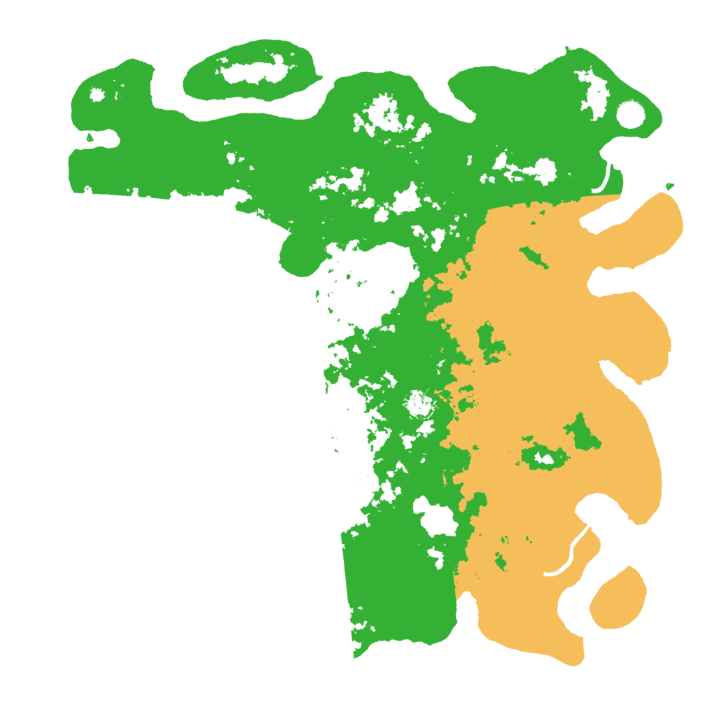 Biome Rust Map: Procedural Map, Size: 4500, Seed: 542342