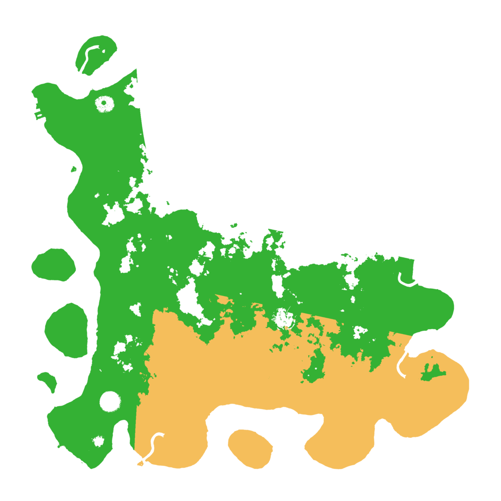 Biome Rust Map: Procedural Map, Size: 4250, Seed: 457801782