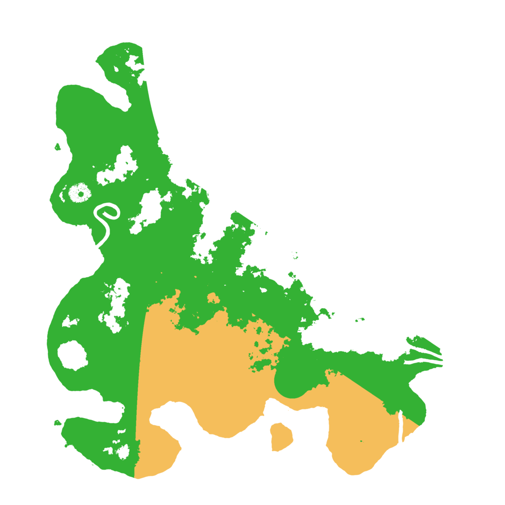 Biome Rust Map: Procedural Map, Size: 3700, Seed: 59627034