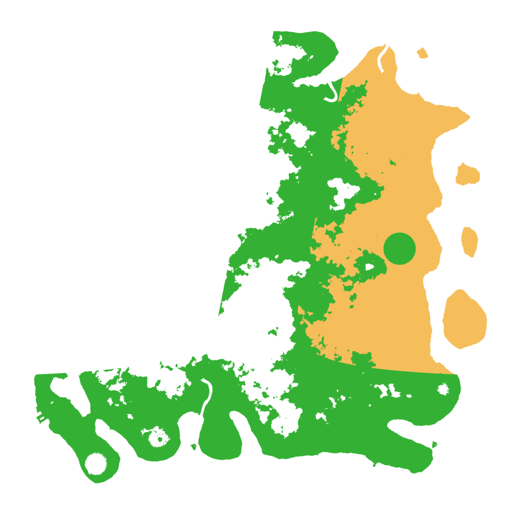 Biome Rust Map: Procedural Map, Size: 4200, Seed: 20232