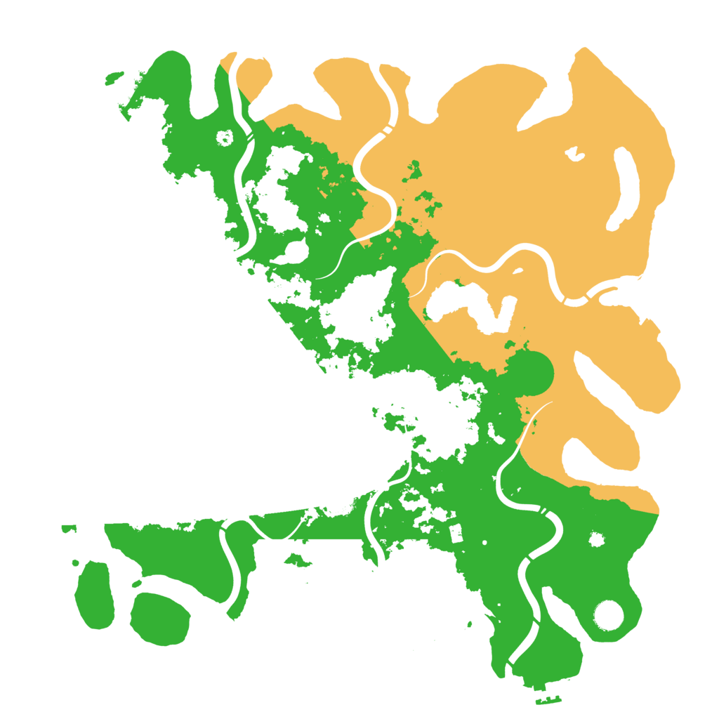 Biome Rust Map: Procedural Map, Size: 4250, Seed: 634146792
