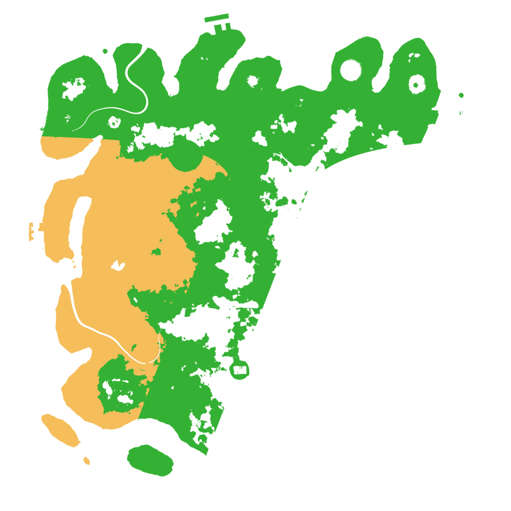 Biome Rust Map: Procedural Map, Size: 4250, Seed: 855839013