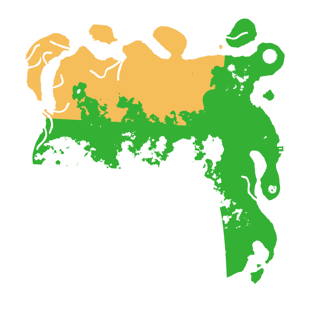 Biome Rust Map: Procedural Map, Size: 3800, Seed: 87853