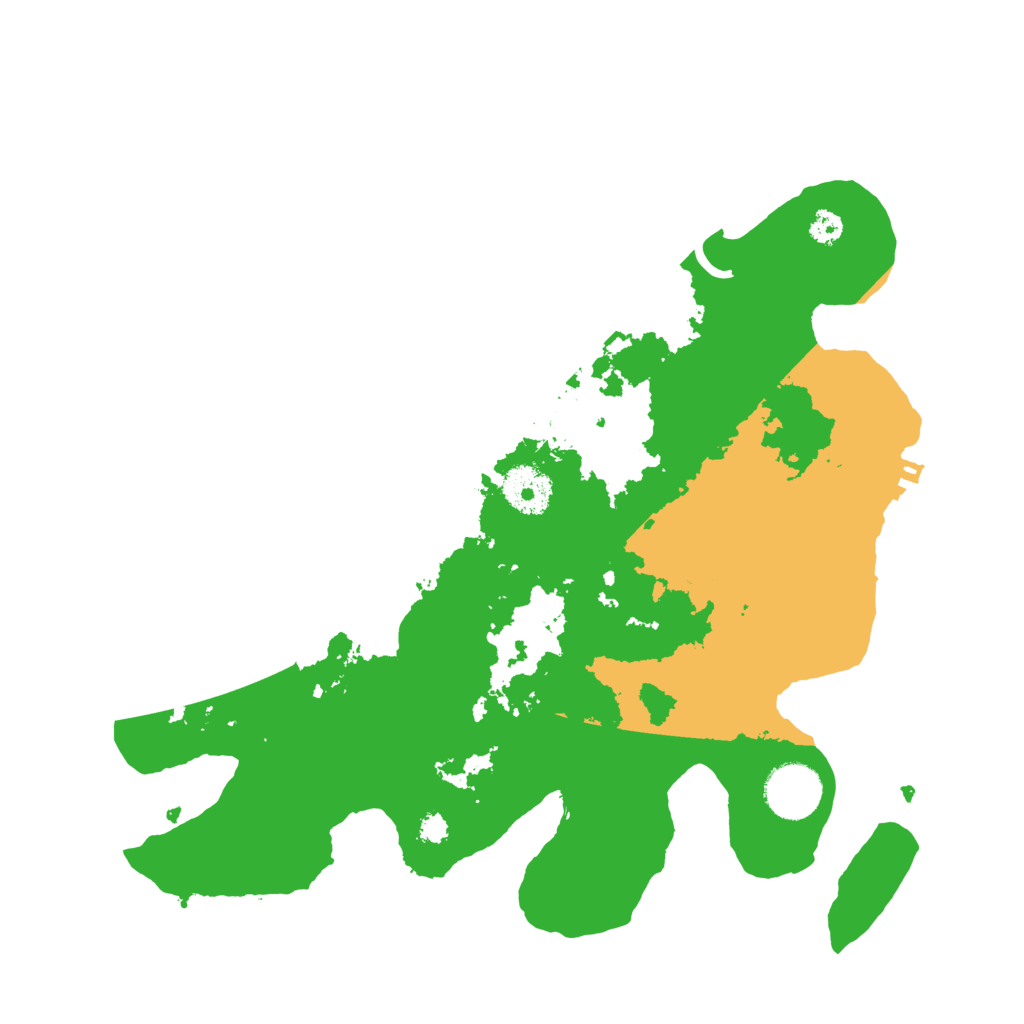 Biome Rust Map: Procedural Map, Size: 3200, Seed: 5647567