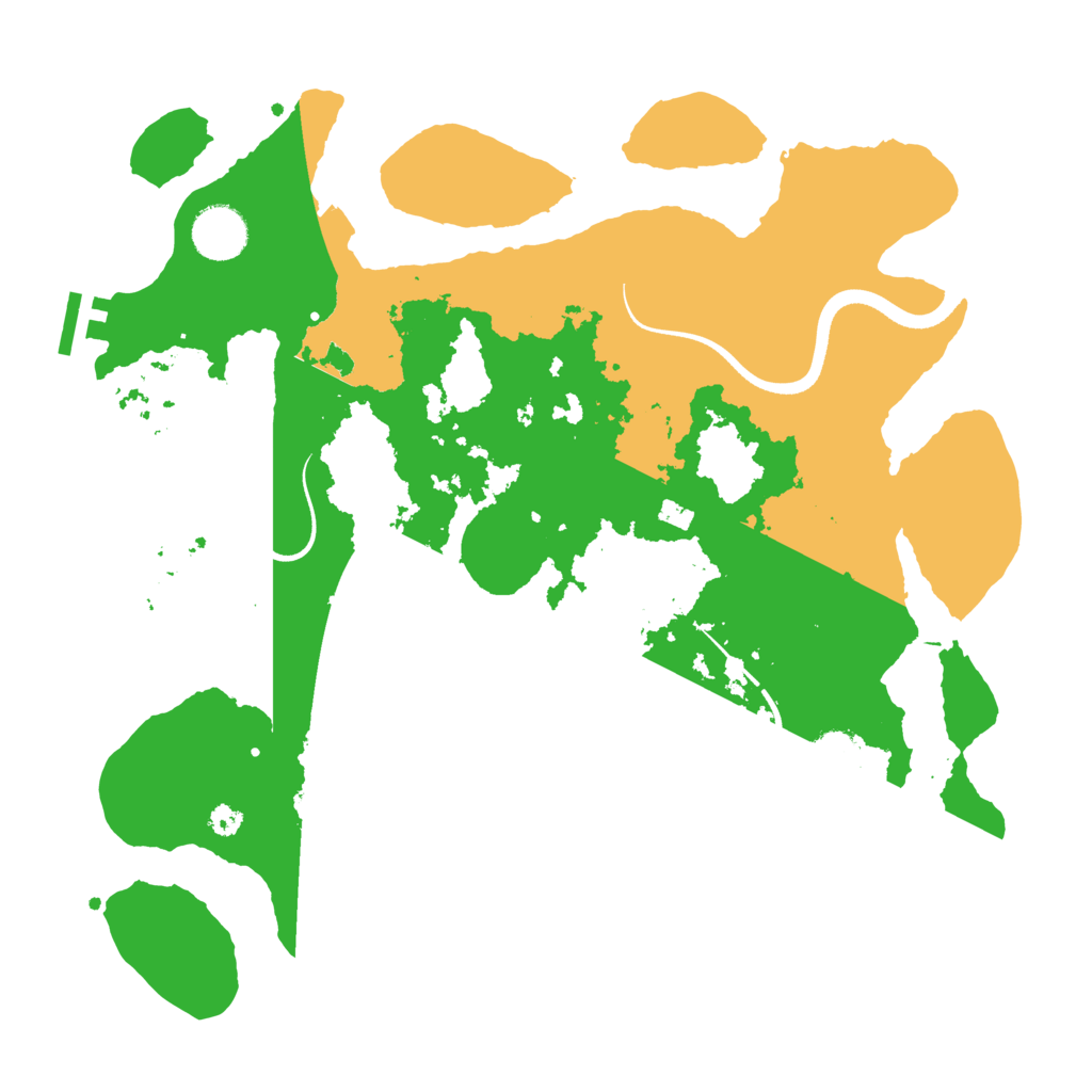 Biome Rust Map: Procedural Map, Size: 3500, Seed: 186917432