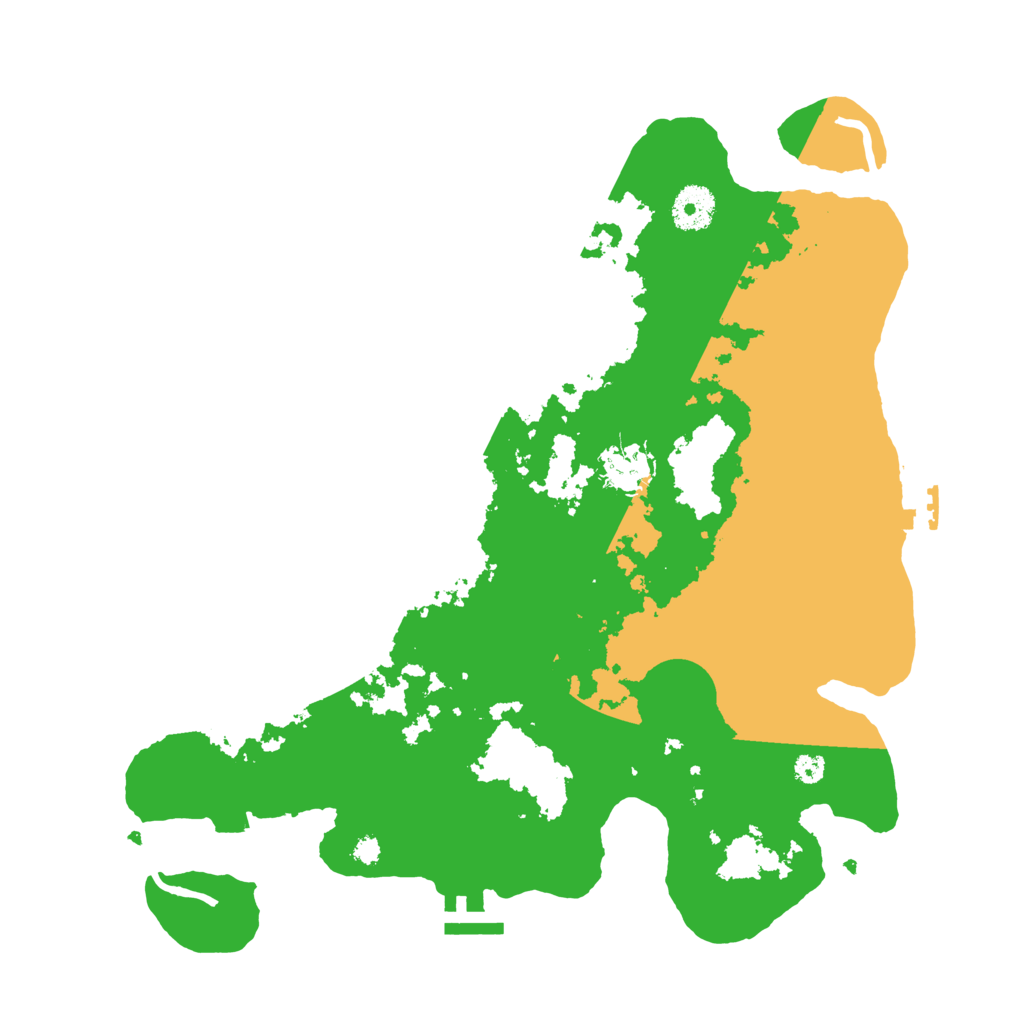 Biome Rust Map: Procedural Map, Size: 3500, Seed: 792842449