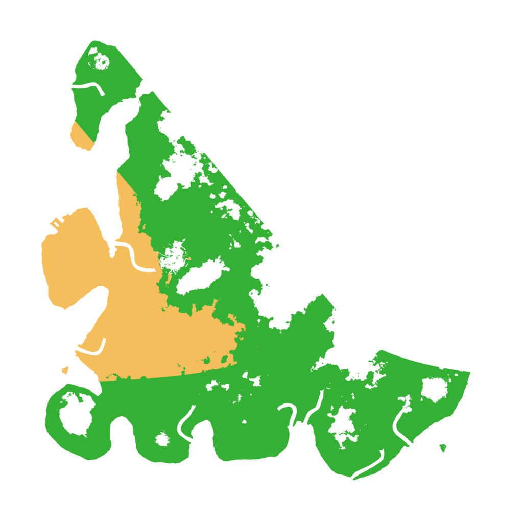 Biome Rust Map: Procedural Map, Size: 3500, Seed: 848456498