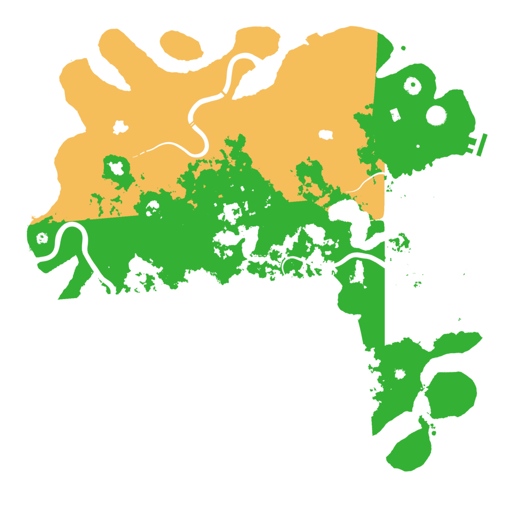 Biome Rust Map: Procedural Map, Size: 4500, Seed: 1296284832