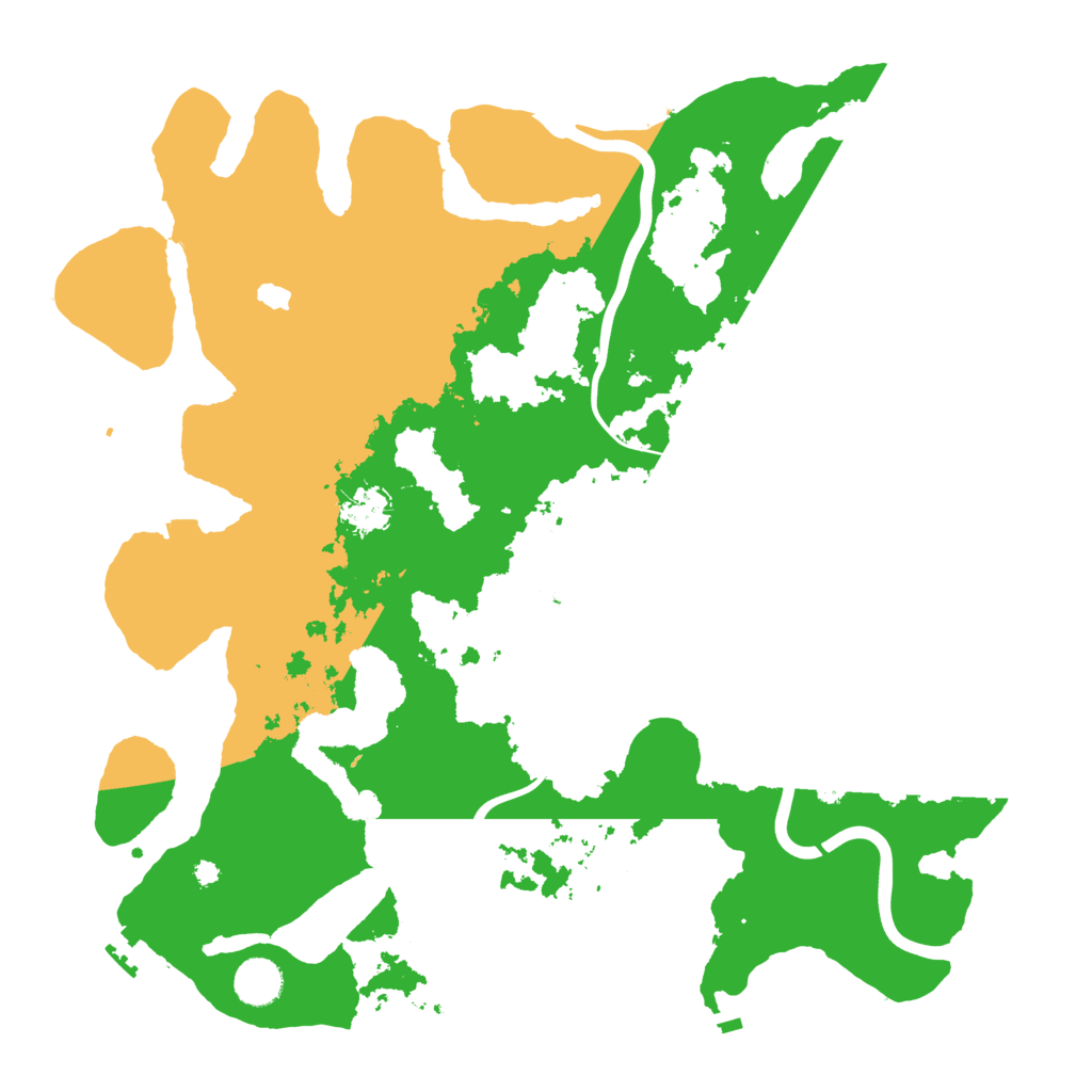 Biome Rust Map: Procedural Map, Size: 4000, Seed: 855727999
