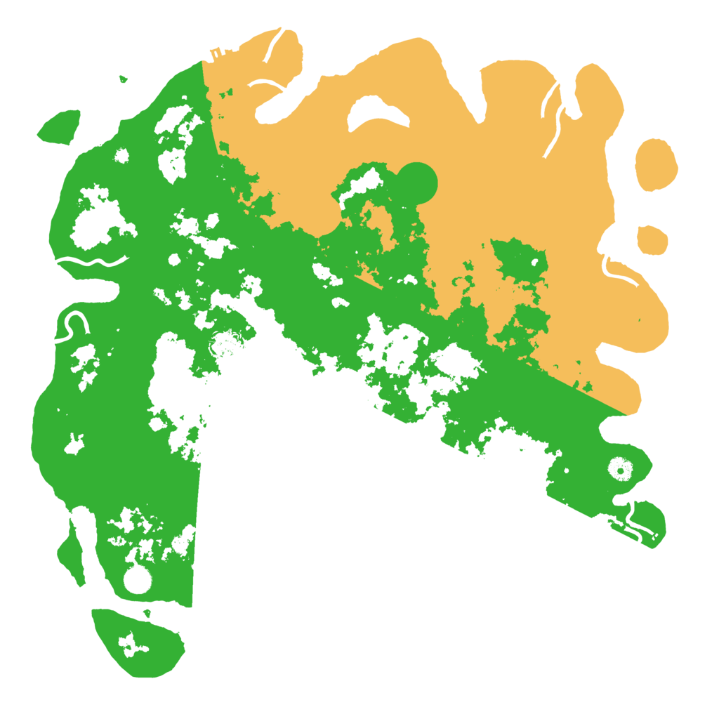 Biome Rust Map: Procedural Map, Size: 4500, Seed: 20221225