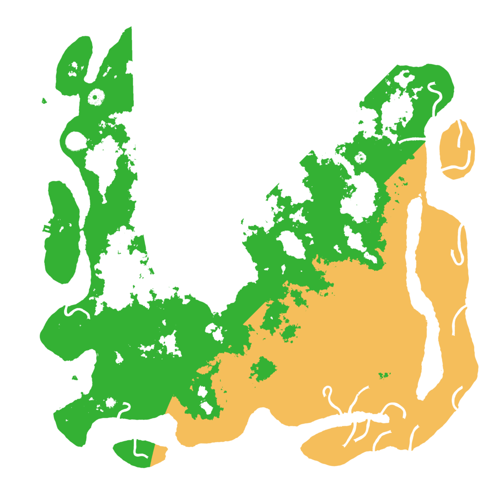 Biome Rust Map: Procedural Map, Size: 4500, Seed: 354788144