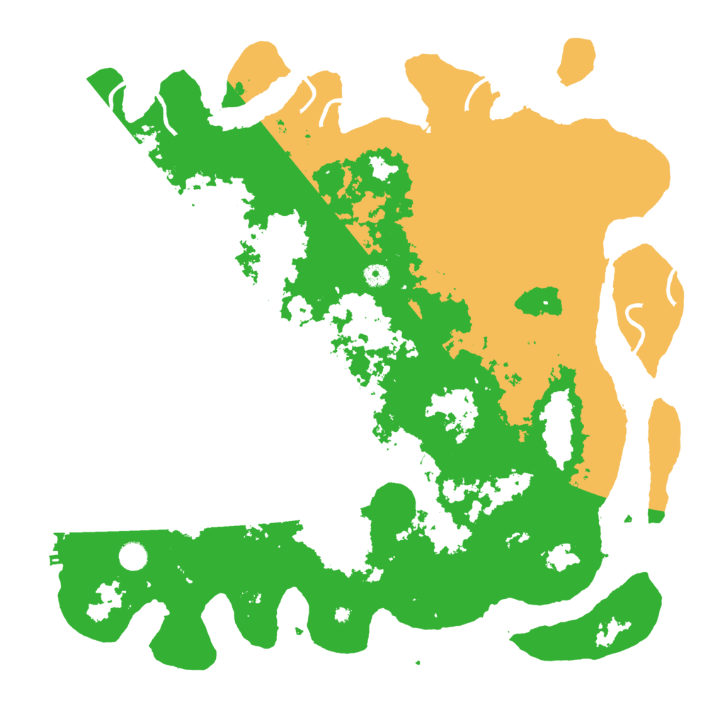 Biome Rust Map: Procedural Map, Size: 4500, Seed: 737380105