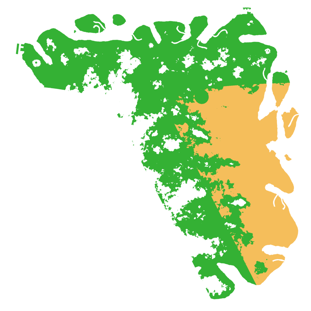 Biome Rust Map: Procedural Map, Size: 6000, Seed: 355374443