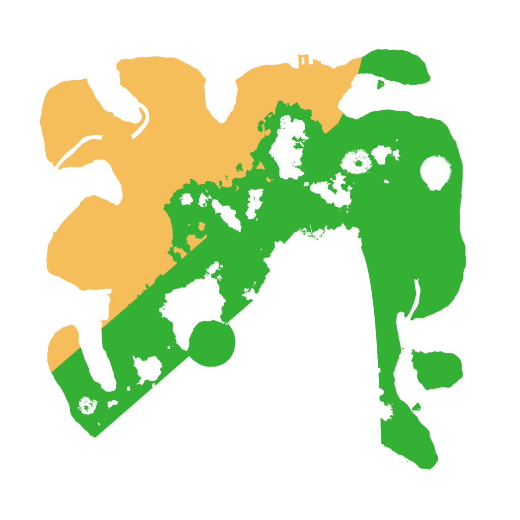 Biome Rust Map: Procedural Map, Size: 3000, Seed: 1099539542