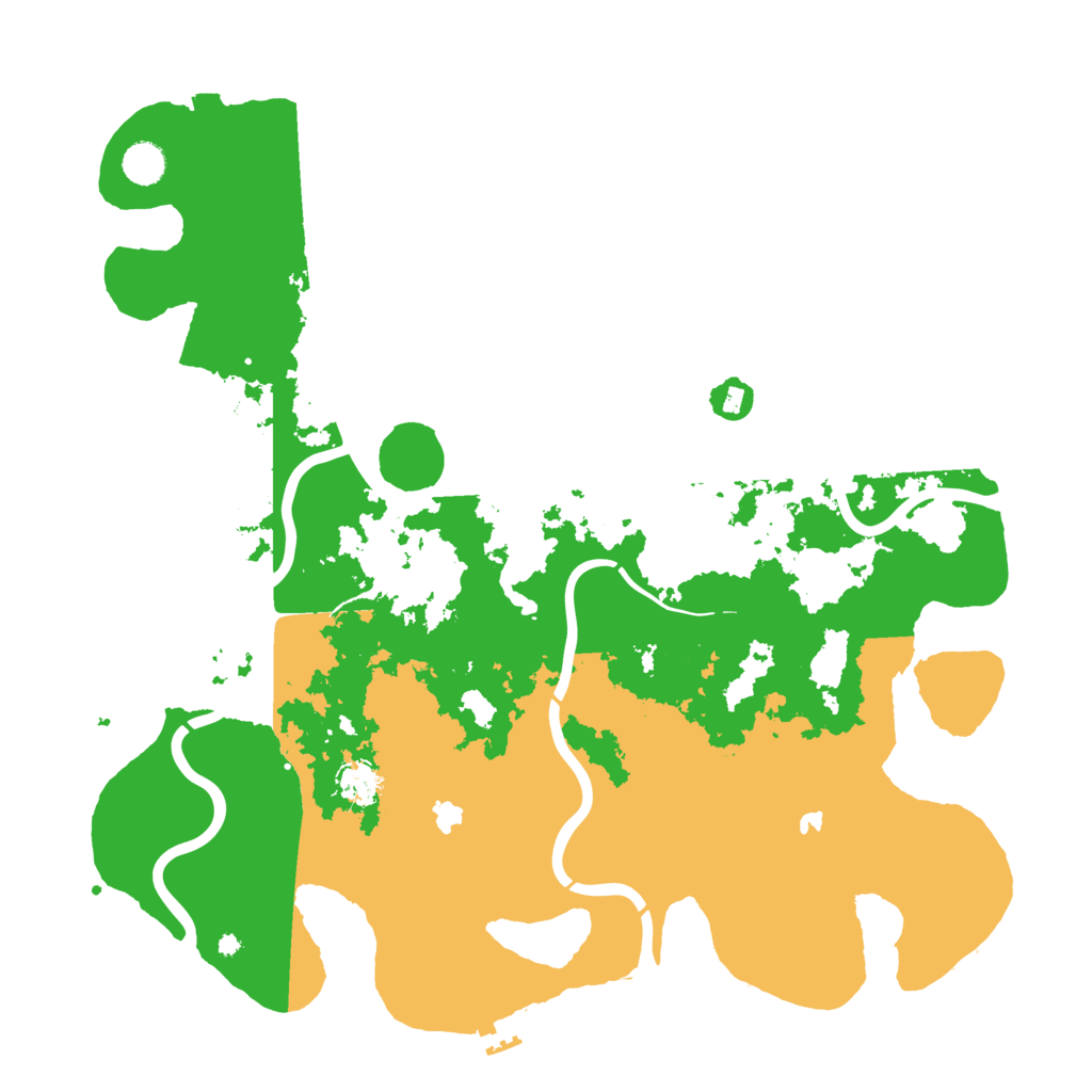 Biome Rust Map: Procedural Map, Size: 4500, Seed: 8284