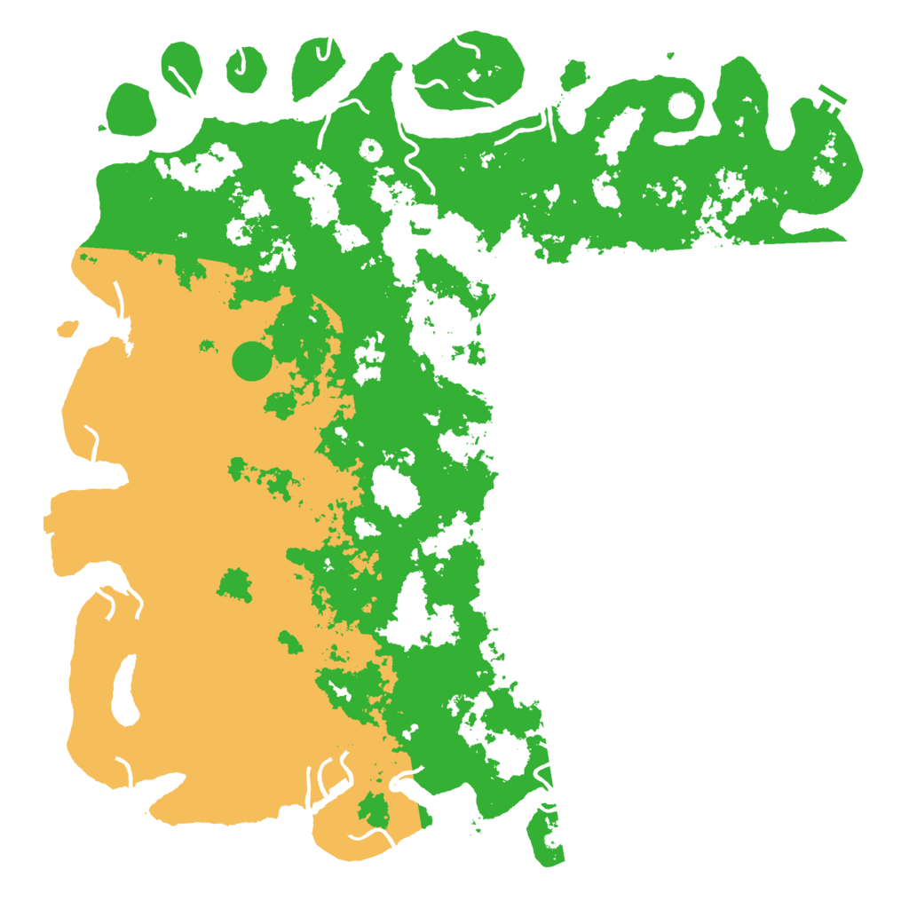 Biome Rust Map: Procedural Map, Size: 6000, Seed: 13710291
