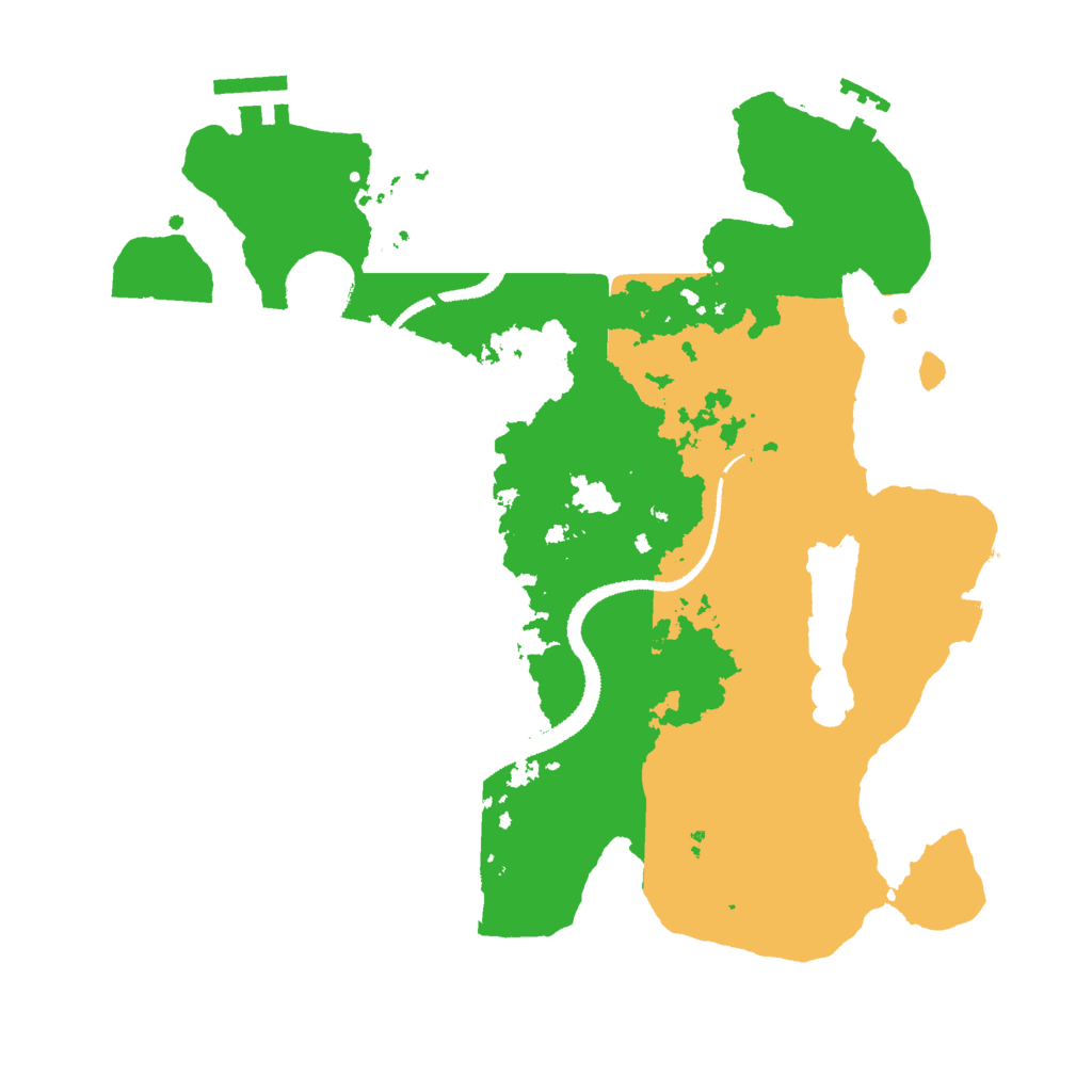 Biome Rust Map: Procedural Map, Size: 3000, Seed: 467460253