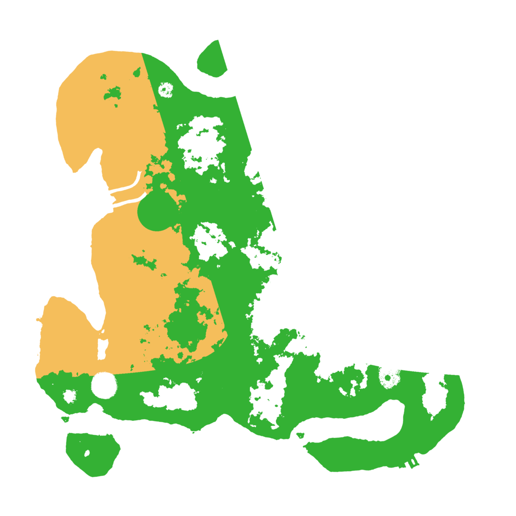 Biome Rust Map: Procedural Map, Size: 3500, Seed: 18013