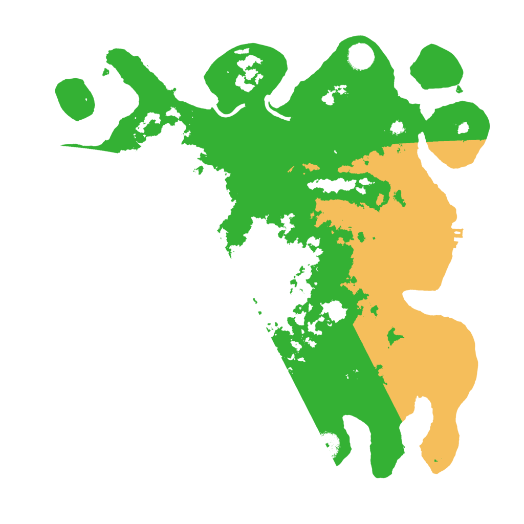 Biome Rust Map: Procedural Map, Size: 3500, Seed: 53489