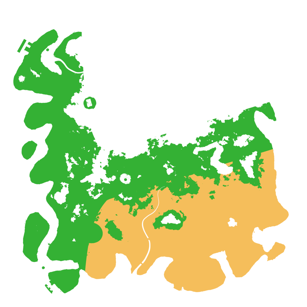 Biome Rust Map: Procedural Map, Size: 4333, Seed: 666666