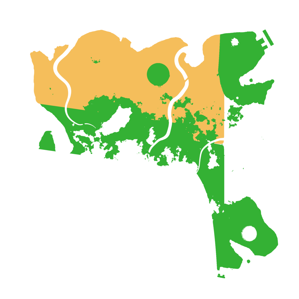 Biome Rust Map: Procedural Map, Size: 3500, Seed: 1426725574