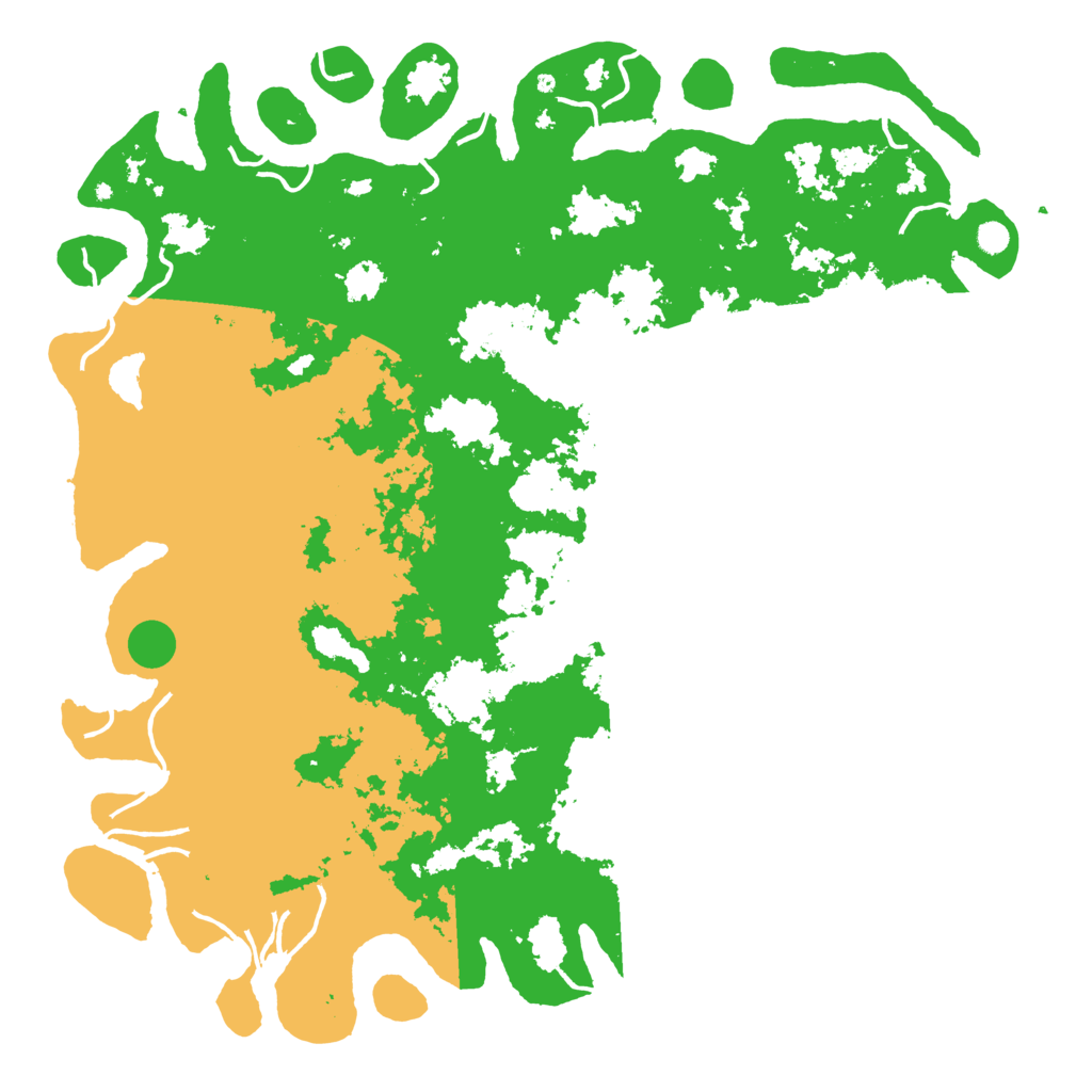 Biome Rust Map: Procedural Map, Size: 6000, Seed: 386246707