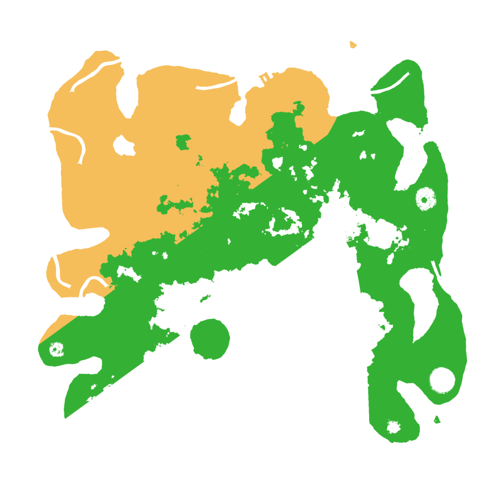 Biome Rust Map: Procedural Map, Size: 3500, Seed: 276101460