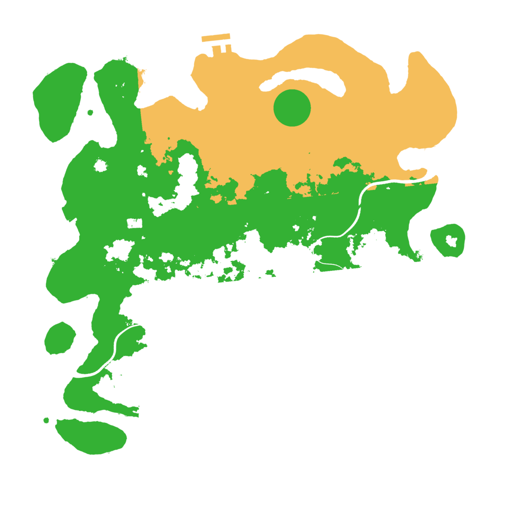 Biome Rust Map: Procedural Map, Size: 3600, Seed: 7258604