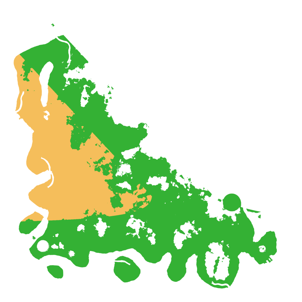 Biome Rust Map: Procedural Map, Size: 4500, Seed: 364357624