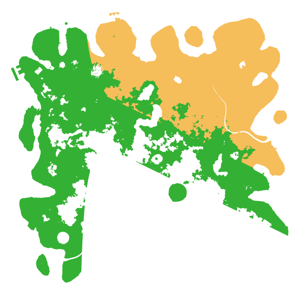 Biome Rust Map: Procedural Map, Size: 4500, Seed: 1714054203