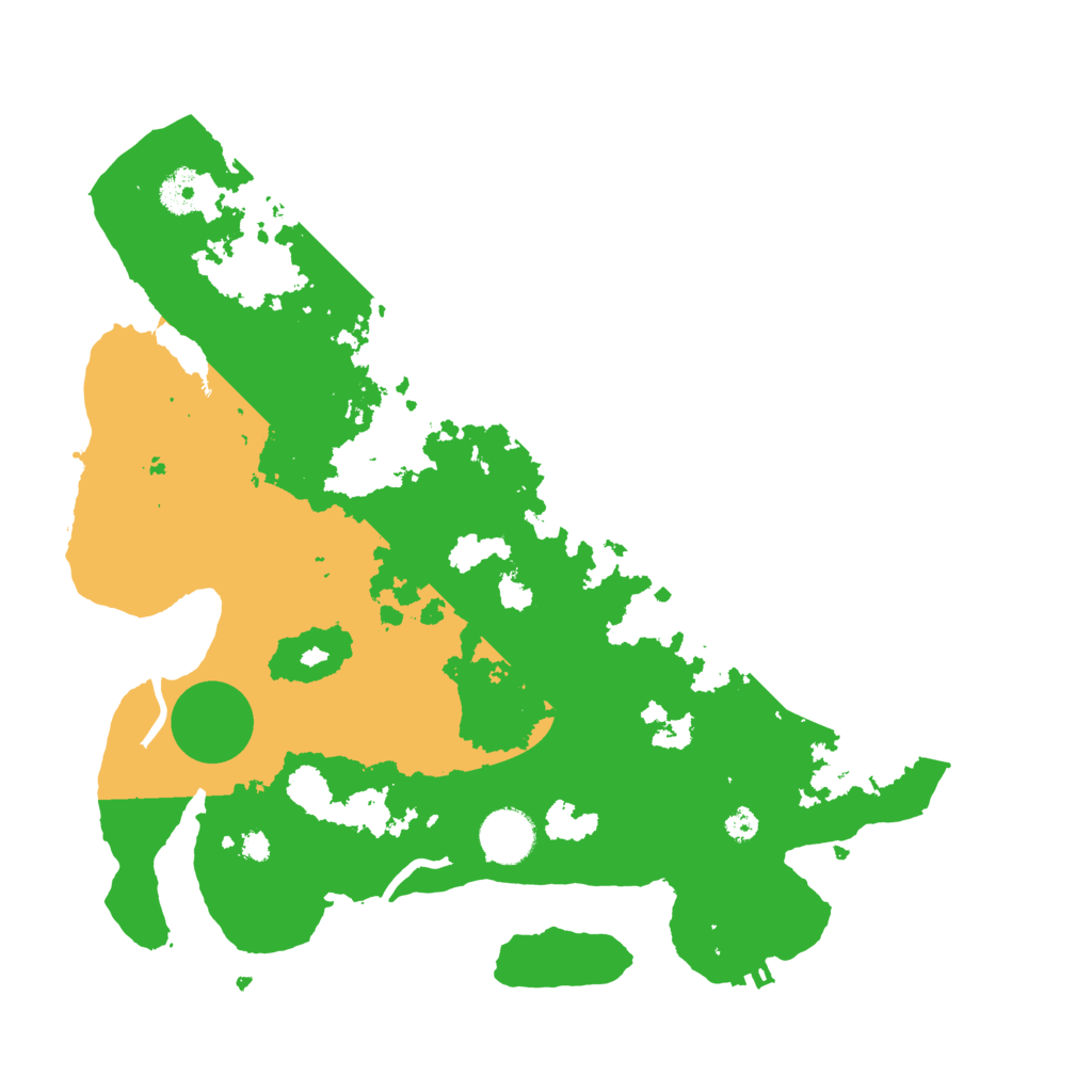 Biome Rust Map: Procedural Map, Size: 3500, Seed: 2427