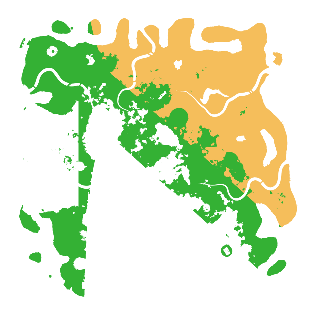 Biome Rust Map: Procedural Map, Size: 4500, Seed: 445252578
