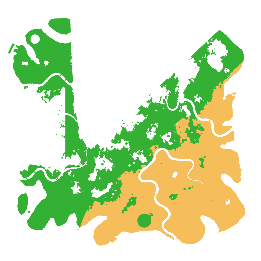 Biome Rust Map: Procedural Map, Size: 5000, Seed: 662010928