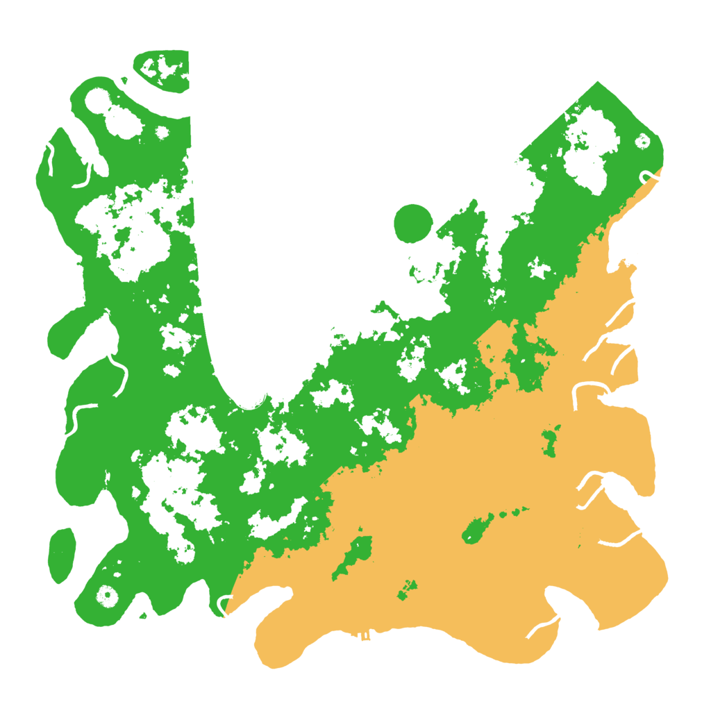 Biome Rust Map: Procedural Map, Size: 5000, Seed: 662010928