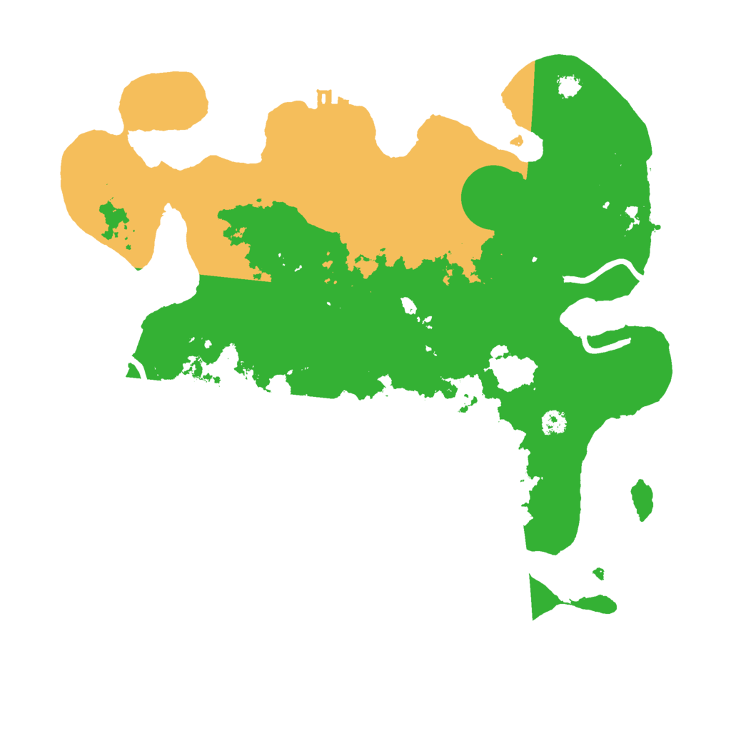 Biome Rust Map: Procedural Map, Size: 3000, Seed: 651697566