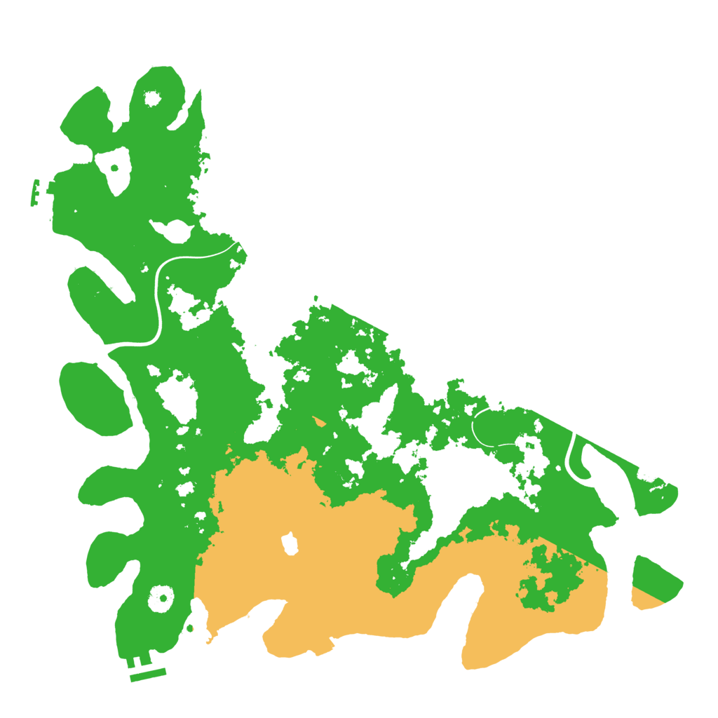Biome Rust Map: Procedural Map, Size: 4000, Seed: 1621333922