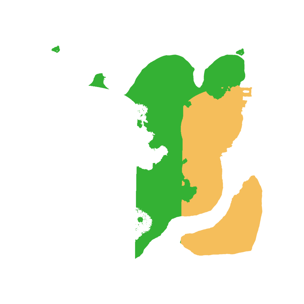 Biome Rust Map: Procedural Map, Size: 2000, Seed: 249