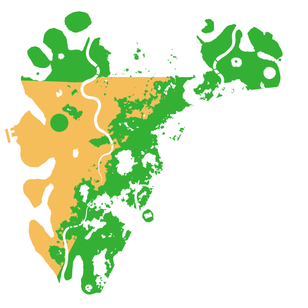 Biome Rust Map: Procedural Map, Size: 4500, Seed: 498916735