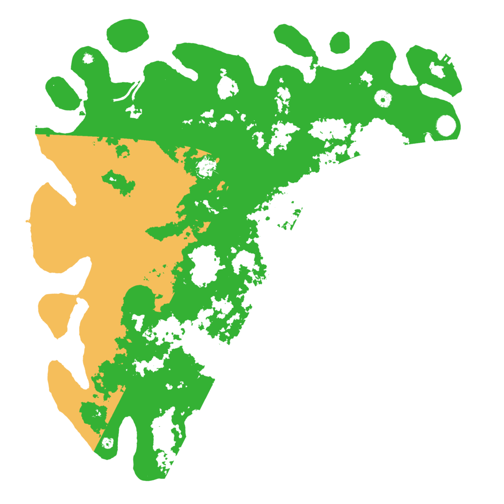 Biome Rust Map: Procedural Map, Size: 4500, Seed: 498916735