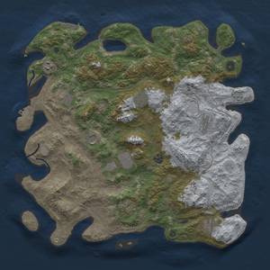 Thumbnail Rust Map: Procedural Map, Size: 4250, Seed: 623785579, 17 Monuments