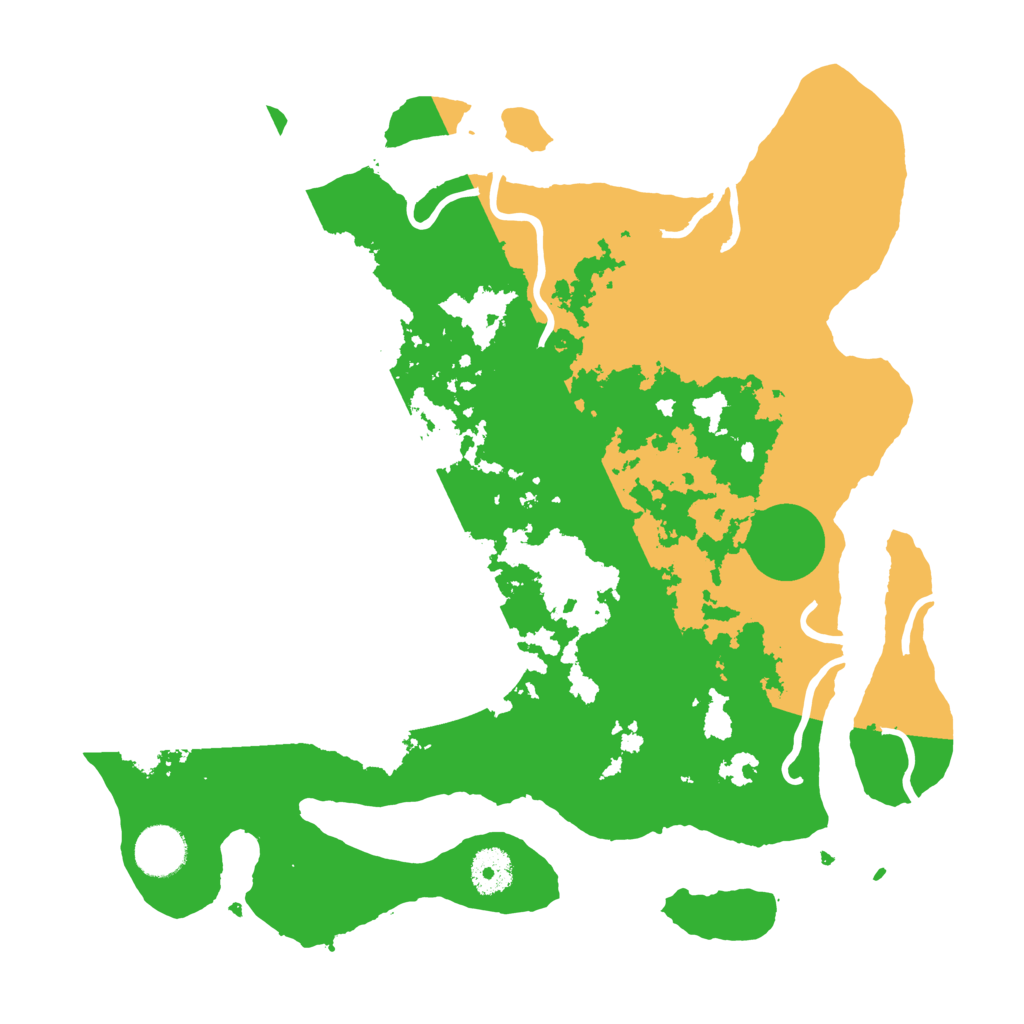 Biome Rust Map: Procedural Map, Size: 3500, Seed: 806258940