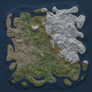 Thumbnail Rust Map: Procedural Map, Size: 4500, Seed: 3003, 16 Monuments